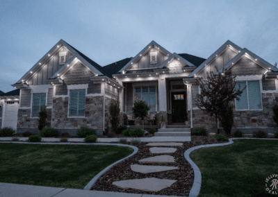North East Ohio Permanent Exterior Accent Lighting