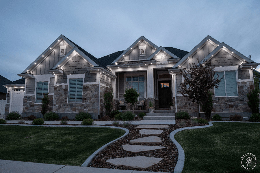 North East Ohio Permanent Exterior Accent Lighting