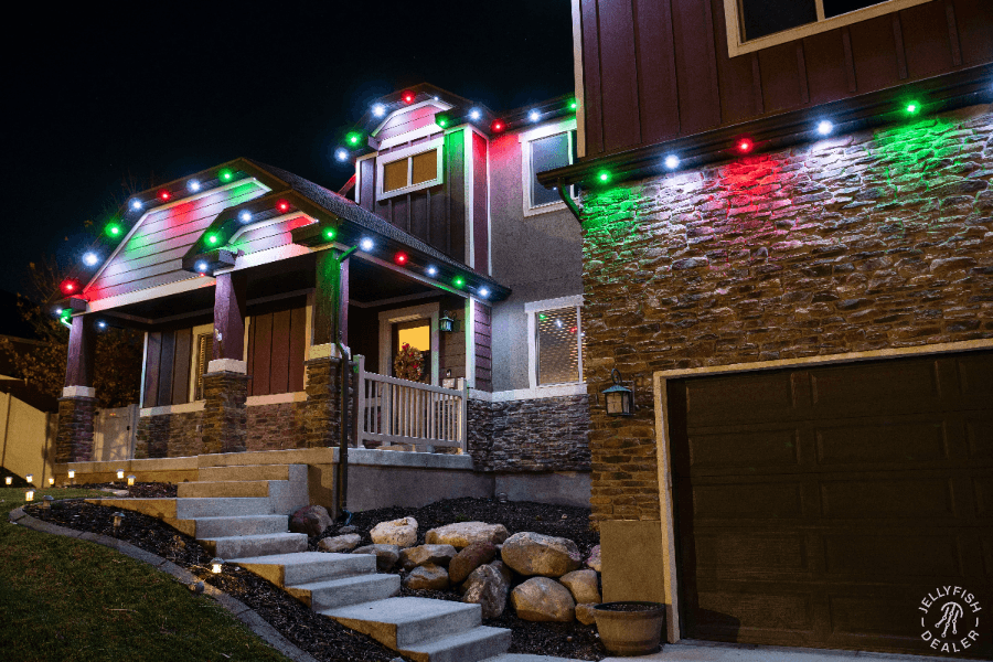 North East Ohio Permanent Exterior Holiday Lighting